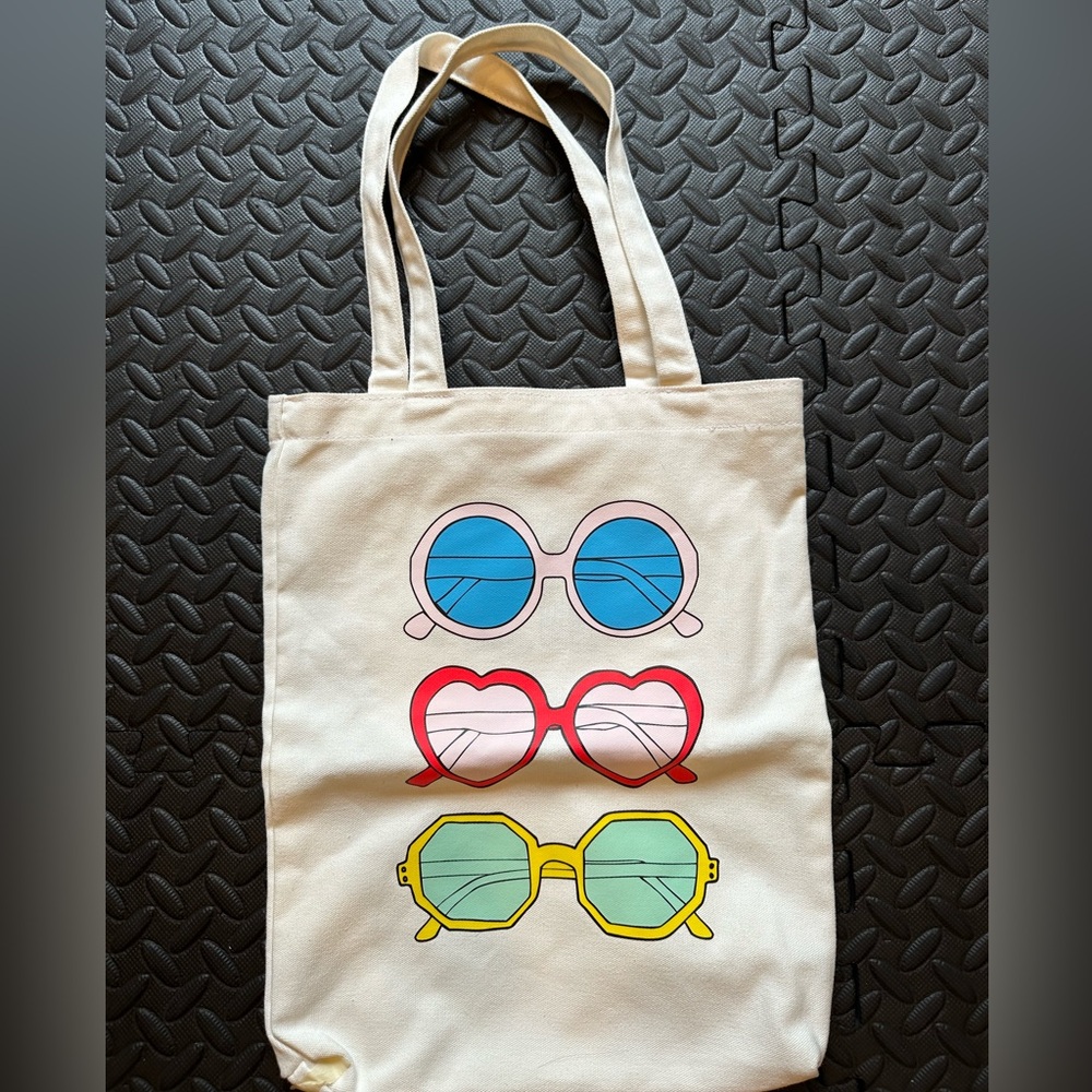 ban.dō Colorful Sunglasses Tote Bag w/ Interior Pocket